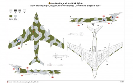 A12008 Самолет Handley Page Victor B.2 1/72 Airfix