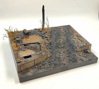 HE-35127 Подставка атака окопа Размер 30*25см