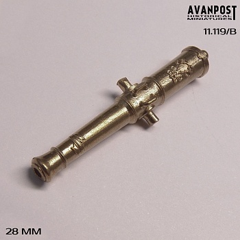 11.119/ВАП Бронзовый ствол для французского 12-фунтового орудия системы Грибоваля